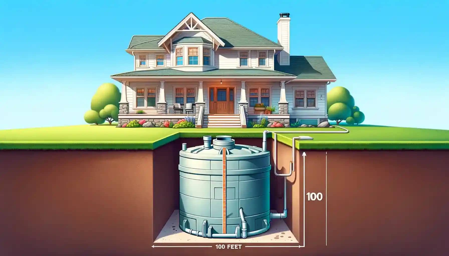 Can a Septic Tank Be 100 Feet from a House